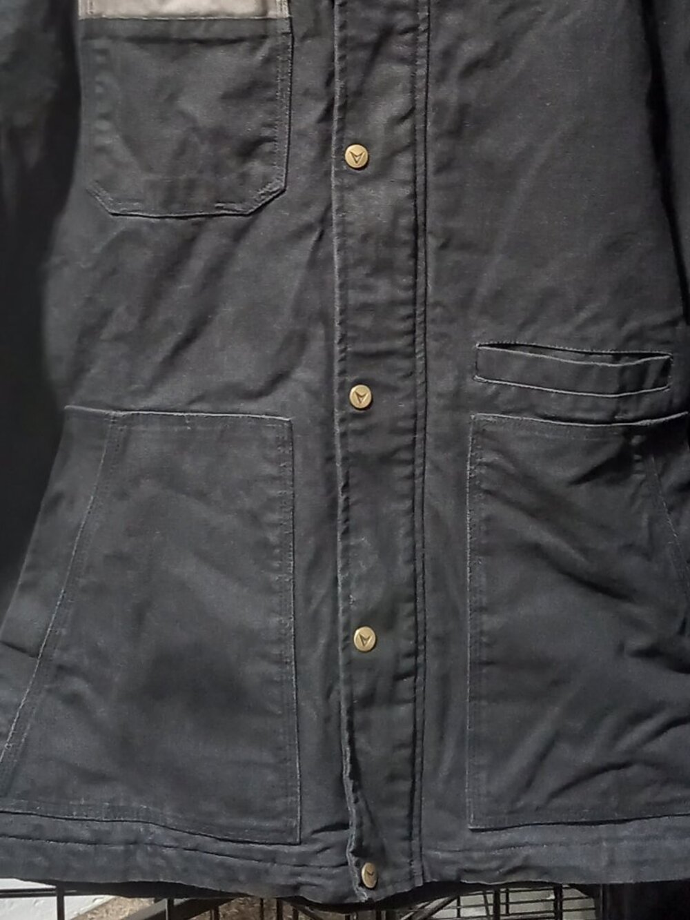 CANVAS CONCEALED CARRY JACKET - Black | 2XL - Picture 5 of 6